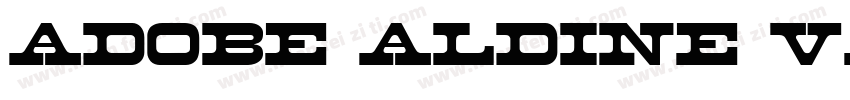 Adobe Aldine Variable字体转换